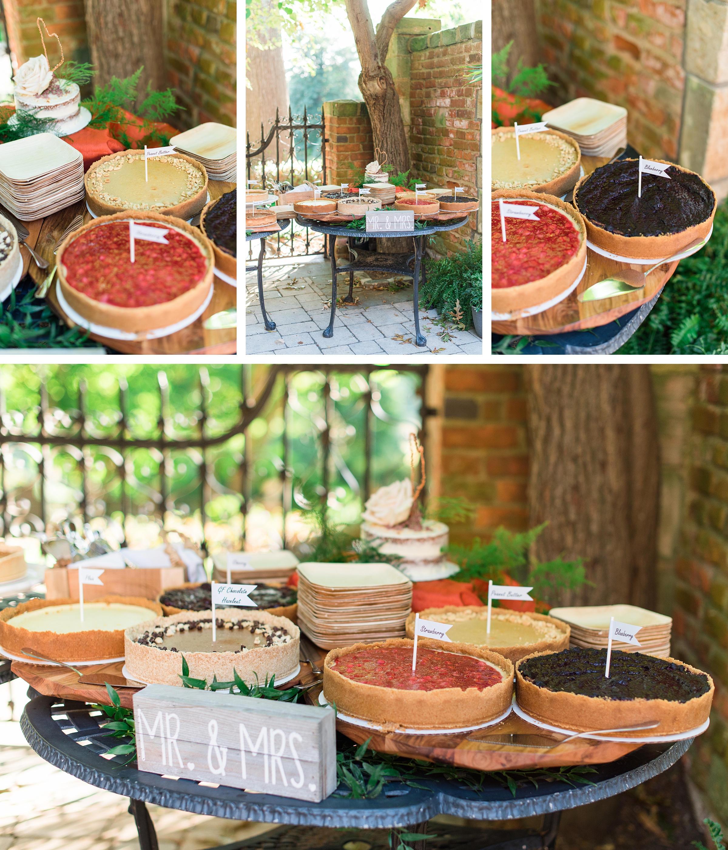 WPA Bakery reception set up by richmond wedding photographer Kailey Brianne Photography