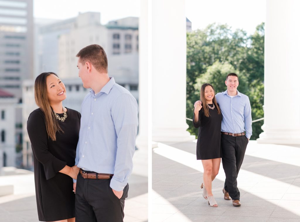 Richmond Capitol Engagement Session by Kailey Brianne Photography