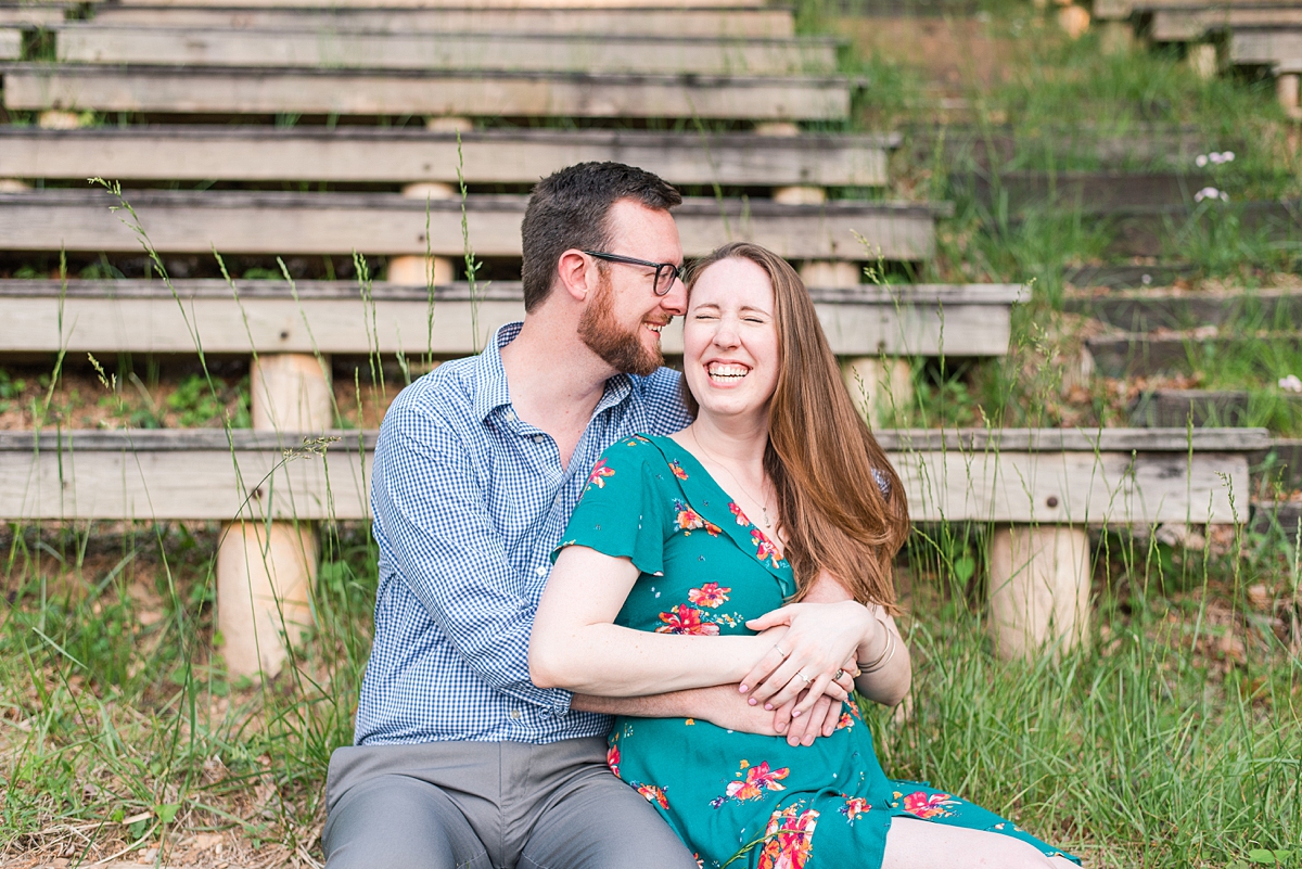 Camp Ottari Engagement Session for Camp Counselor Sweethearts Sandy and Kevin. Photography by Virginia Wedding Photographer, Kailey Brianne Photography. 