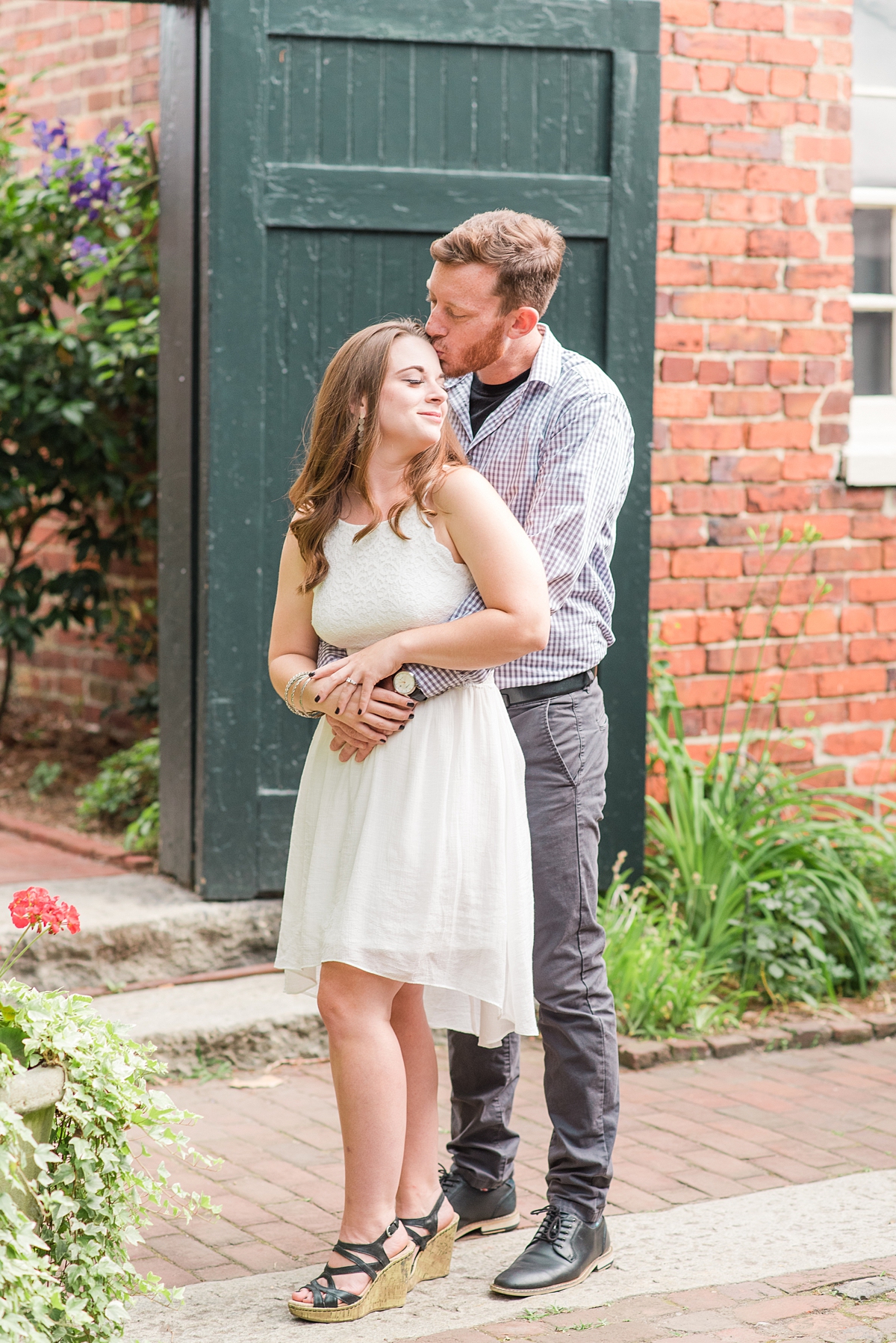 Edgar Allen Poe Museum Engagement Session in Downtown Richmond. Photography by Richmond Wedding Photographer Kailey Brianne Photography. 