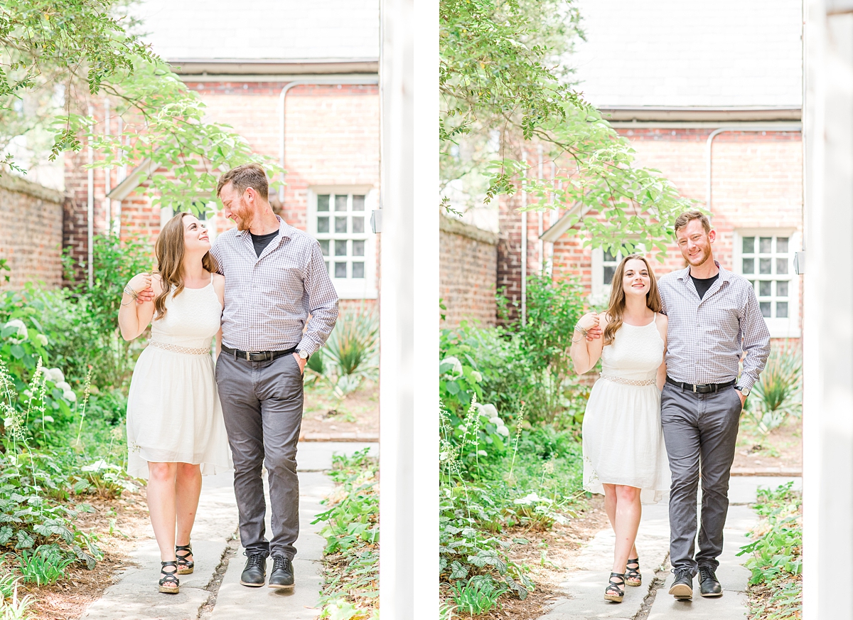 Edgar Allen Poe Museum Engagement Session in Downtown Richmond. Photography by Richmond Wedding Photographer Kailey Brianne Photography. 