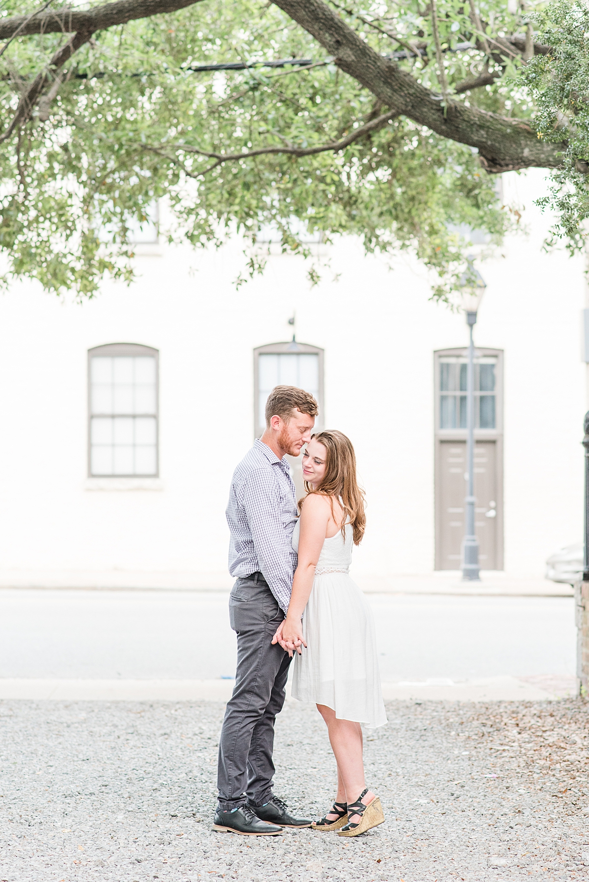 Light and Airy Edgar Allen Poe Museum Engagement Session in Downtown Richmond. Photography by Richmond Wedding Photographer Kailey Brianne Photography. 