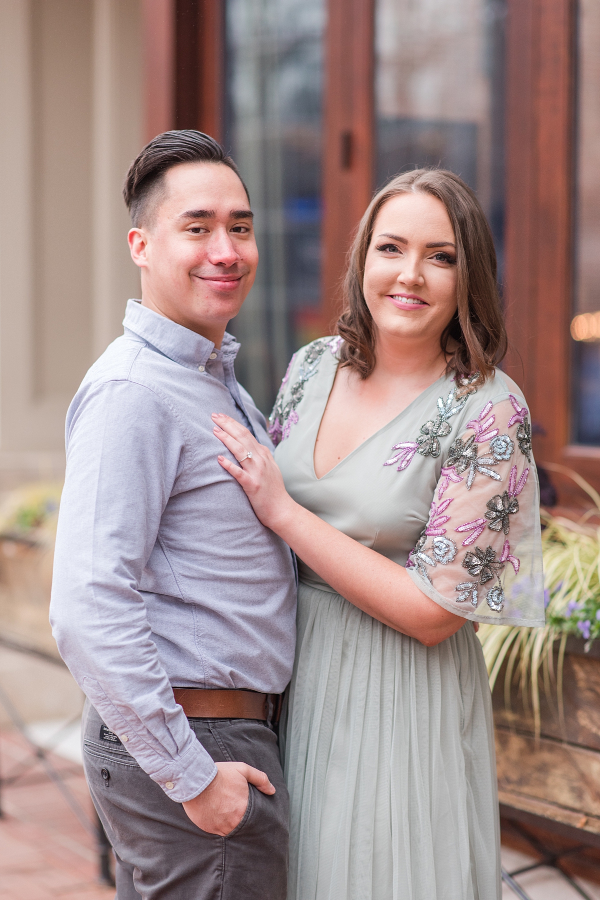 Charlottesville Mall Engagement Session by Charlottesville Wedding Photographer Kailey Brianne Photography. 