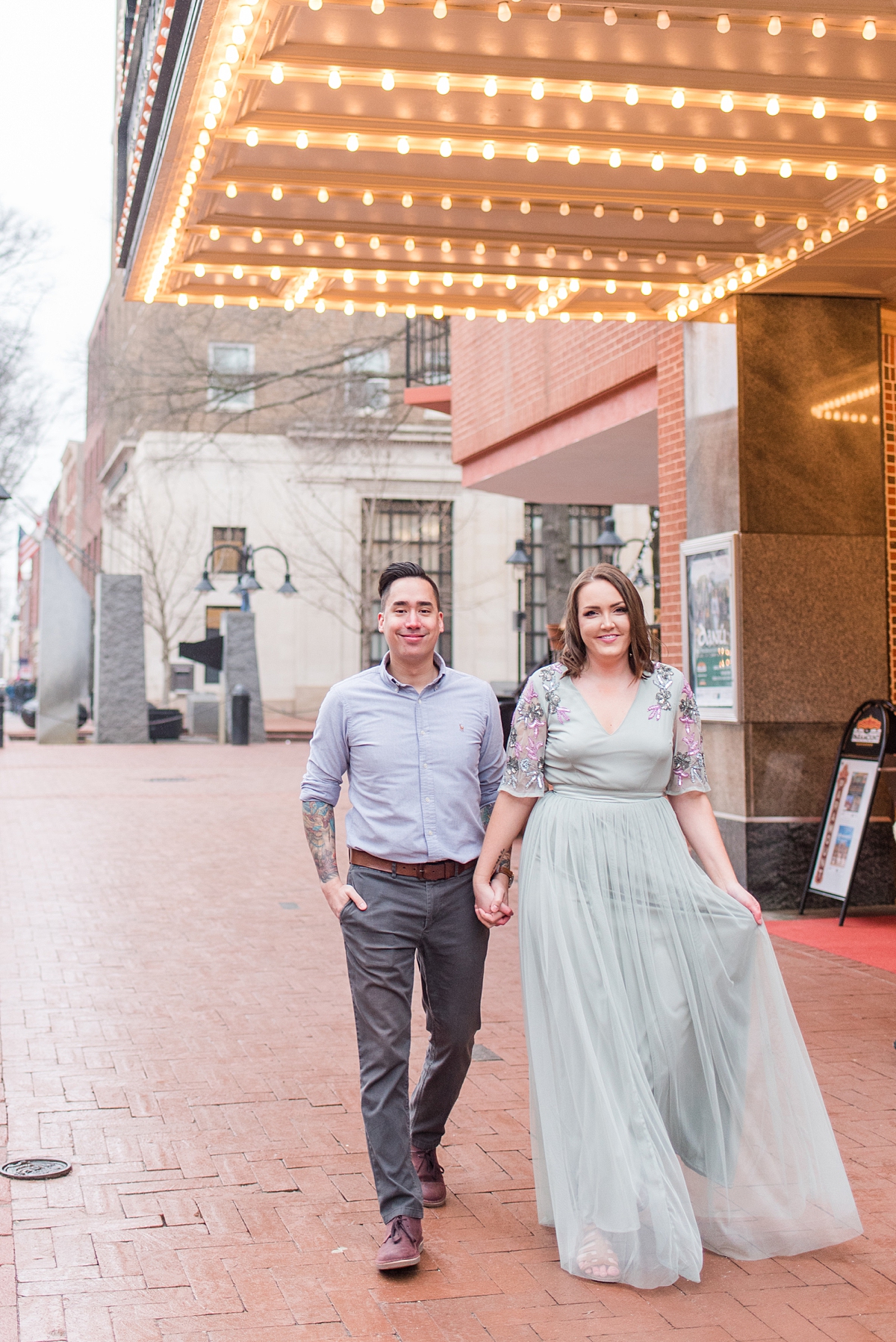 Charlottesville Mall Engagement Session by Richmond Wedding Photographer Kailey Brianne Photography. 