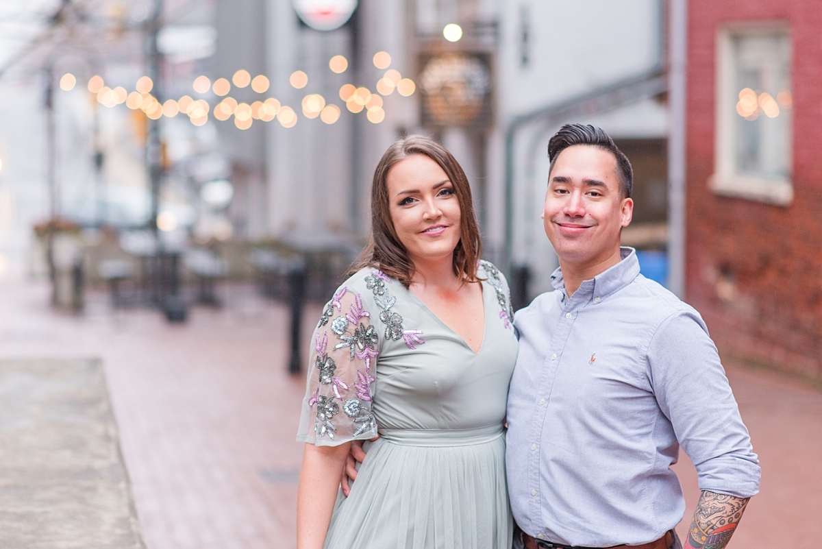 Charlottesville Mall Engagement Session by Virginia Wedding Photographer Kailey Brianne Photography. 