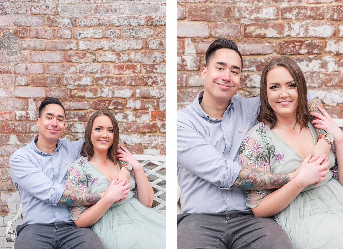 Charlottesville Mall Engagement Session by Chesterfield Wedding Photographer Kailey Brianne Photography. 