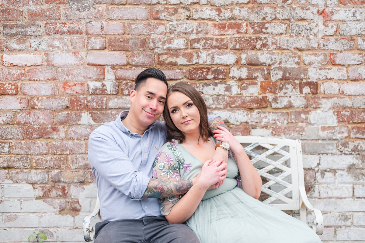 Charlottesville Mall Engagement Session by Virginia Wedding Photographer Kailey Brianne Photography. 