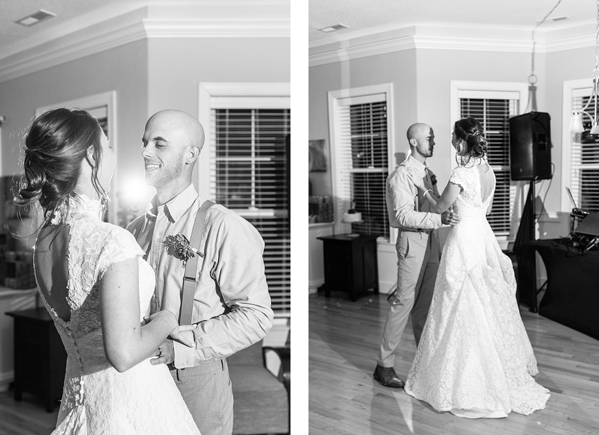 Simple Reception at Virginia Beach Wedding. Wedding Photography by Kailey Brianne Photography, a Richmond Virginia Wedding Photographer. 