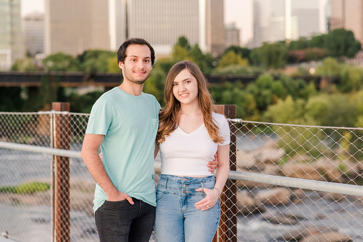 Potterfield Memorial Bridge Engagement Session in Richmond, Virginia. Photography by Richmond Wedding Photography Kailey Brianne Photography. 