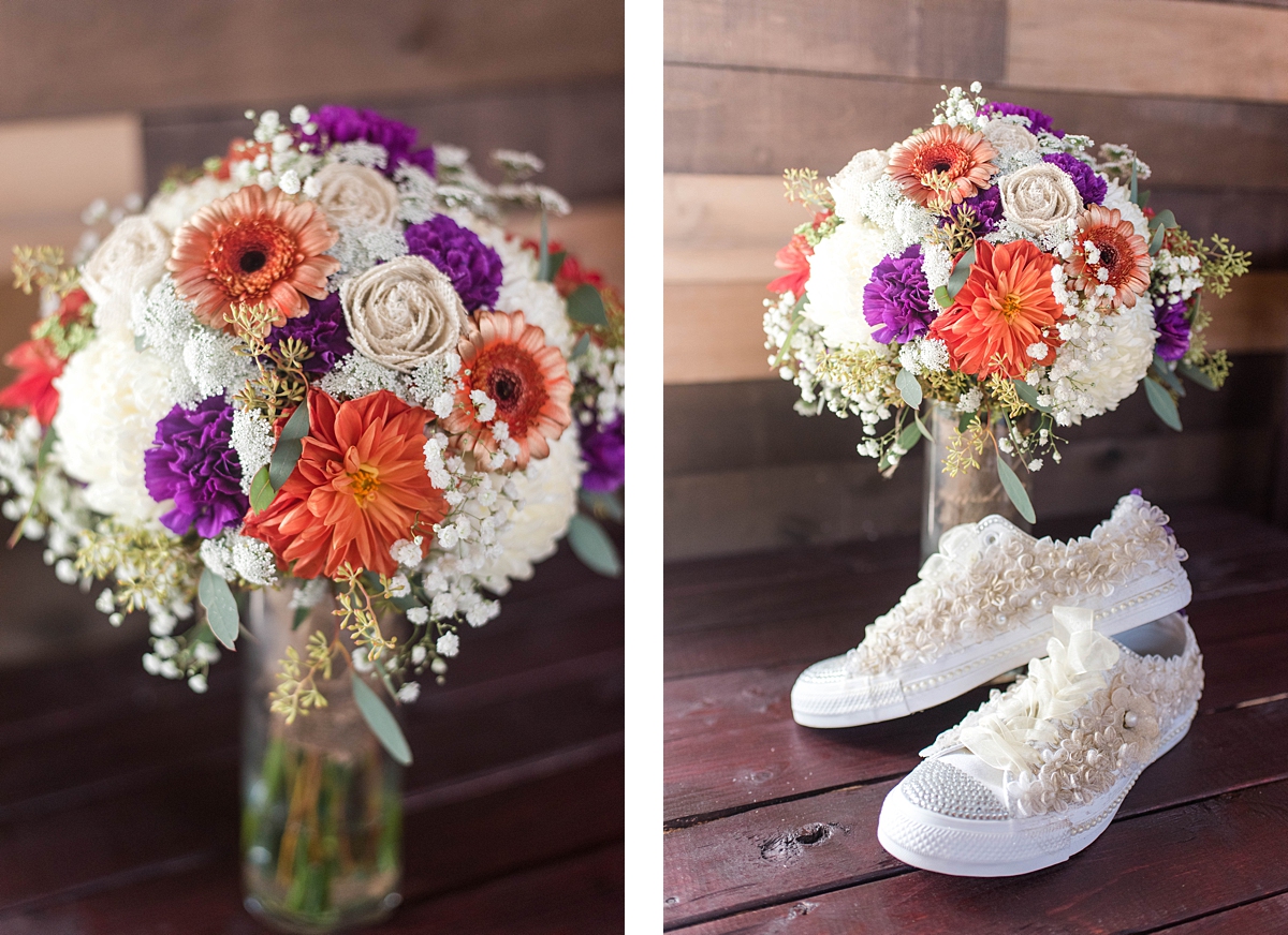 Fall Wedding Details at Lake at Cedar Hill in Lineville, Virginia. Wedding Photography by Kailey Brianne Photography.