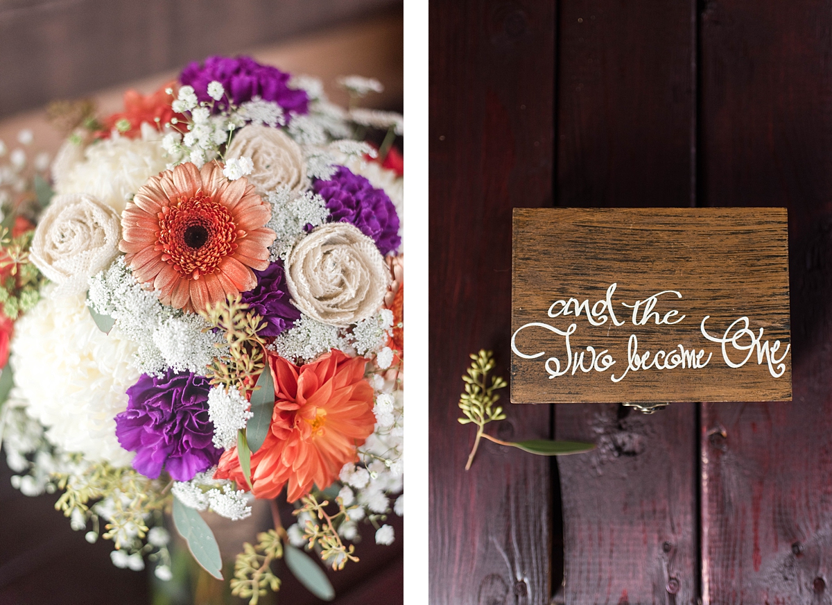 Fall Wedding Details at Lake at Cedar Hill in Lineville, Virginia. Wedding Photography by Kailey Brianne Photography.