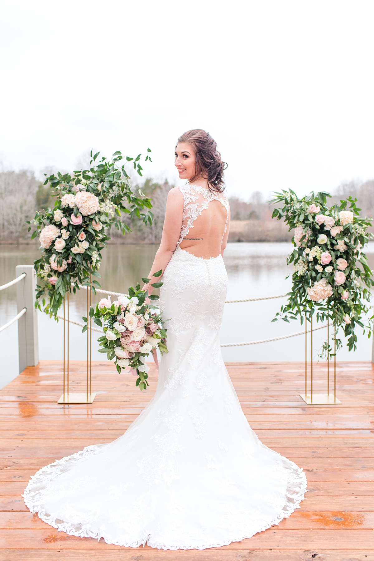 Romantic Wedding Styled Shoot at Lakeside at Welch Estate. Wedding Photography by Richmond Wedding Photographer Kailey Brianne Photography. 
