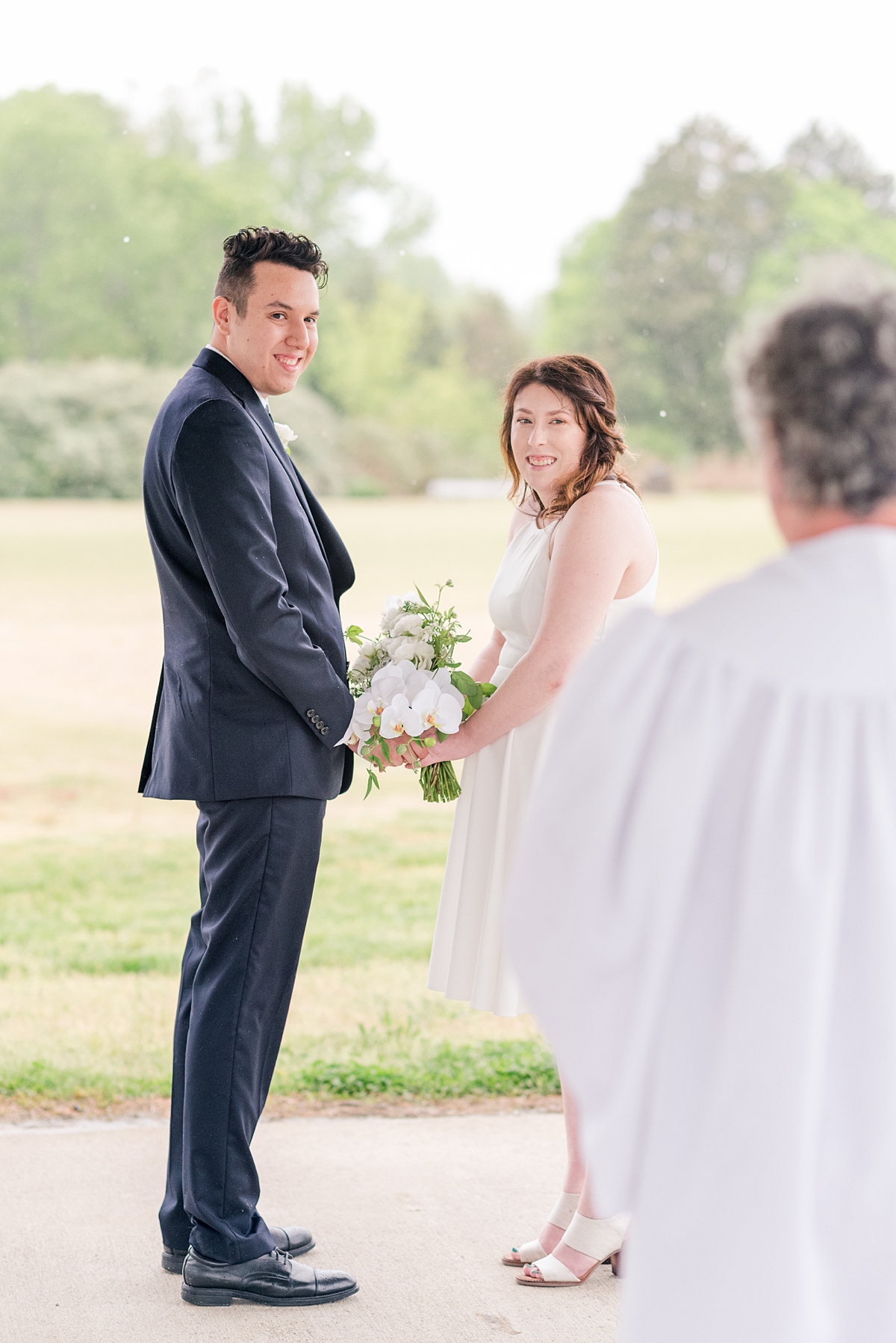 Small Elopement at Hanover Courthouse Park by Richmond Elopement Photographer Kailey Brianne Photography. 