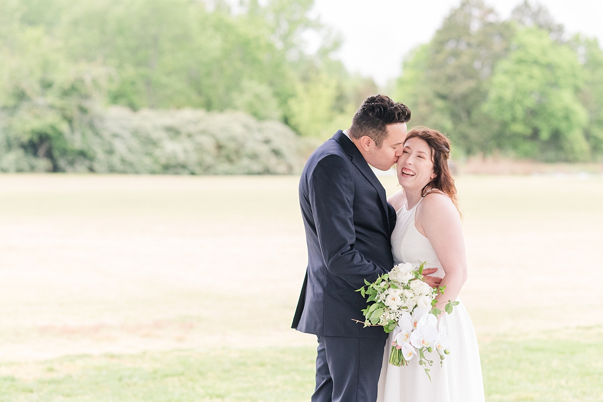 Elopement Portraits at Hanover Courthouse Park by Richmond Wedding Photographer Kailey Brianne Photography. 
