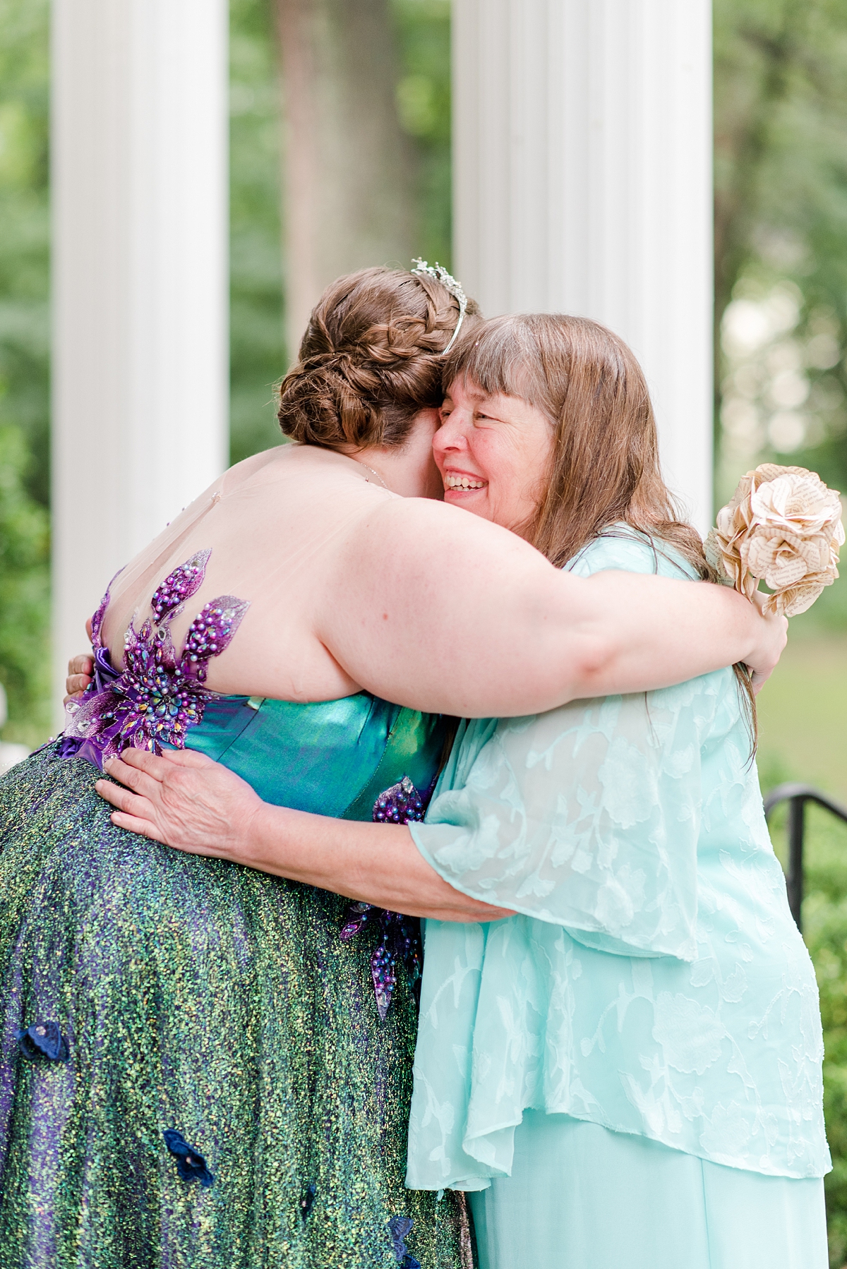 Mother and the Bride at Virginia Cliffe Inn Wedding. Wedding Photography by Richmond Wedding Photographer Kailey Brianne Photography. 