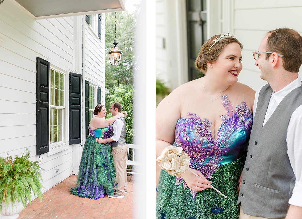 First Look at Virginia Cliffe Inn Wedding. Wedding Photography by Richmond Wedding Photographer Kailey Brianne Photography. 