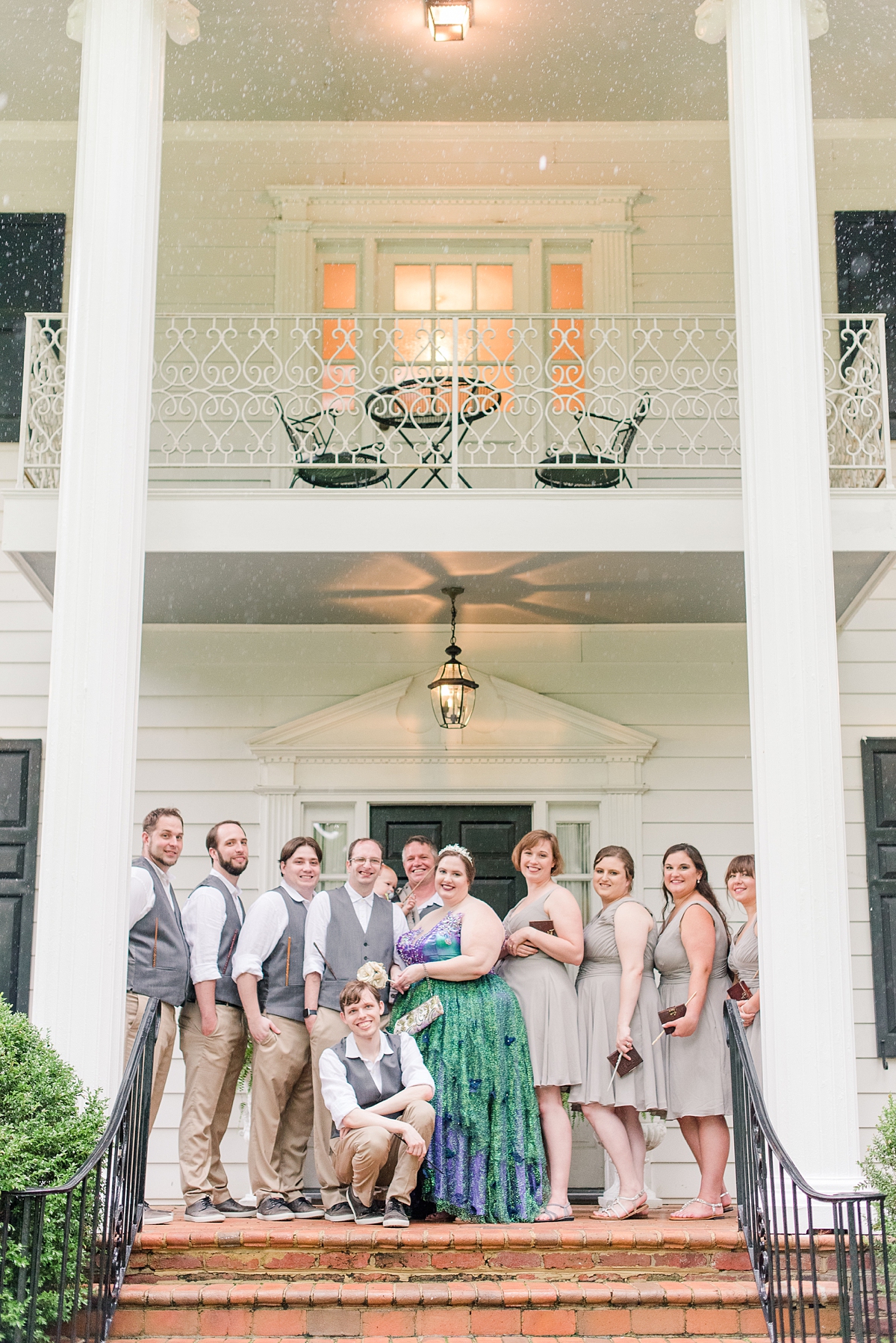 Harry Potter Themed Bridal Party Portraits at Virginia Cliffe Inn Wedding. Wedding Photography by Virginia Wedding Photographer Kailey Brianne Photography. 