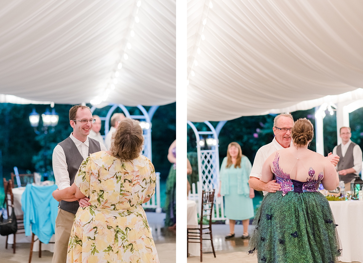 Dances at Virginia Cliffe Inn Wedding Reception. Wedding Photography by Richmond Wedding Photographer Kailey Brianne Photography. 