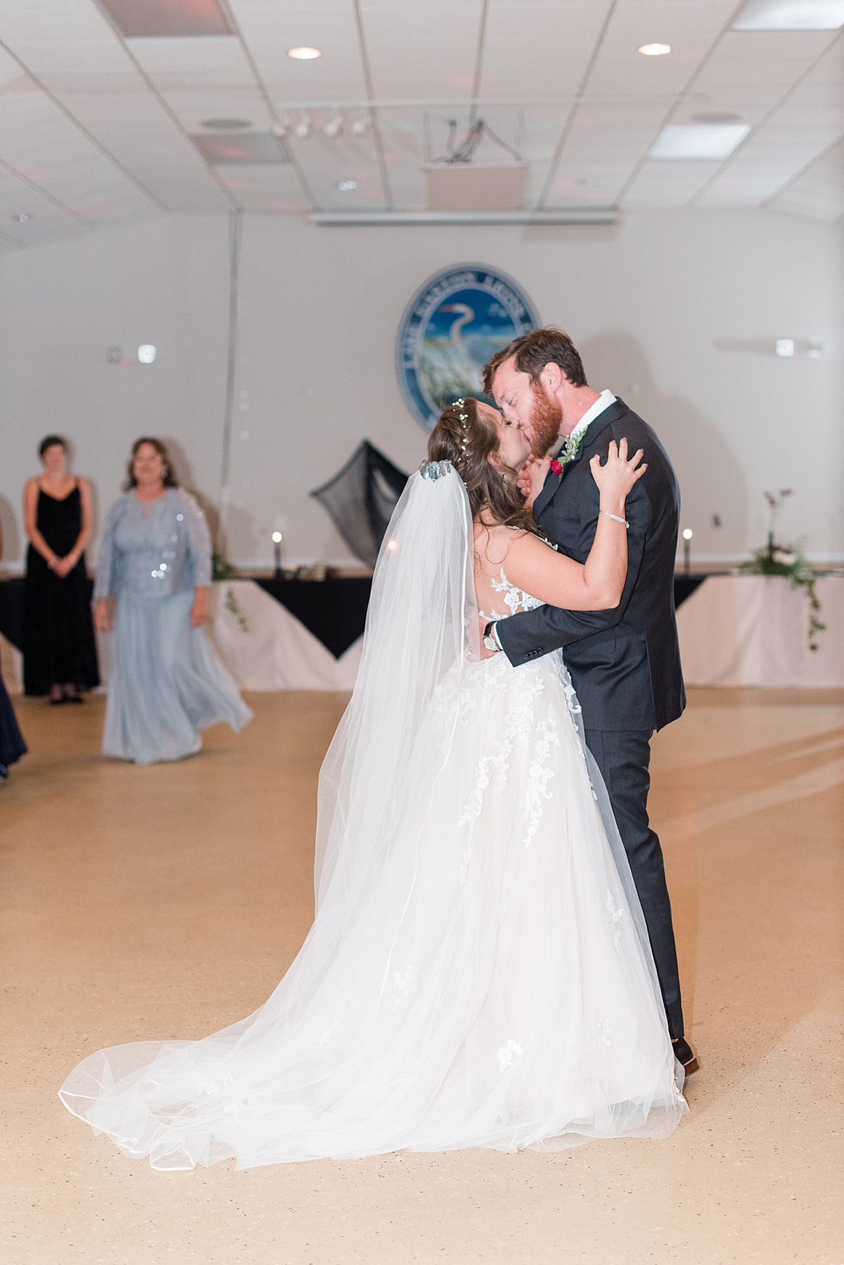 First Dances at Till Death Do Us Part Themed Fall Wedding at Lake Gaston. Wedding Photography by Virginia Wedding Photographer Kailey Brianne Photography. 