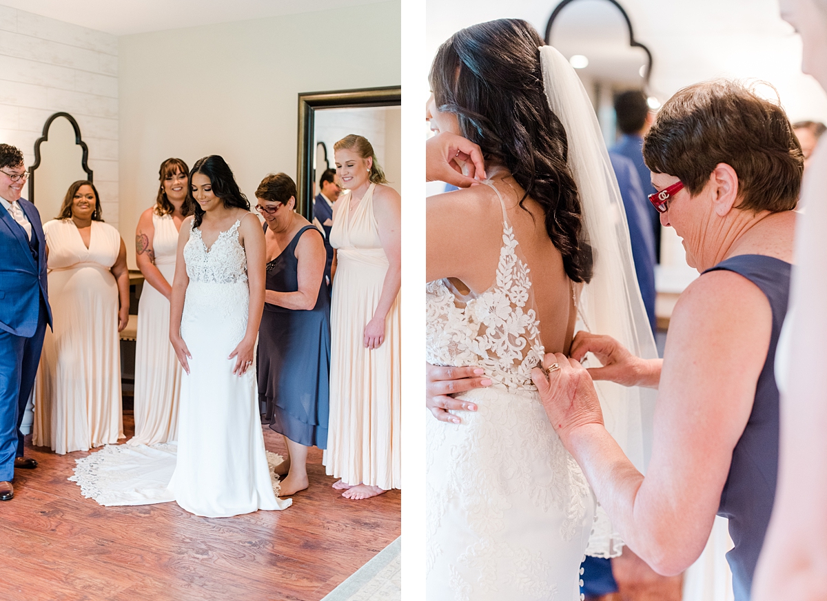 Bridal Prep Photos at Arbor Haven Wedding. Wedding Photography by Fredericksburg Wedding Photographer Kailey Brianne Photography. 