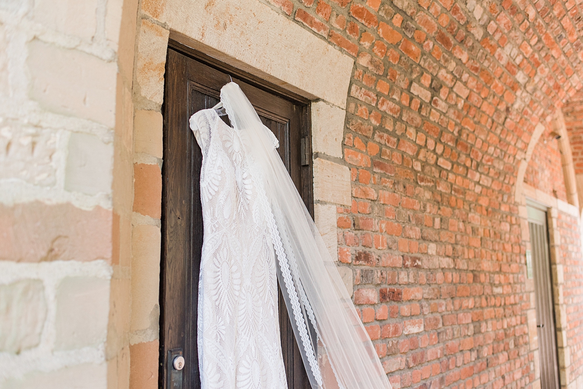 Wedding Dress Bridal Details at Virginia House Fall Wedding. Wedding Photography by Richmond Wedding Photographer Kailey Brianne Photography. 