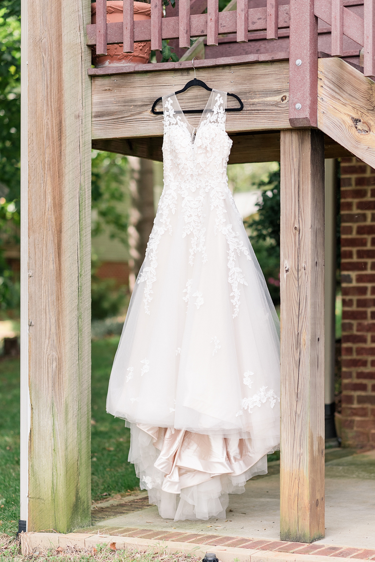 Wedding Dress Details at Lake Gaston Fall Wedding. Wedding Photography by Richmond Wedding Photographer Kailey Brianne Photography. 