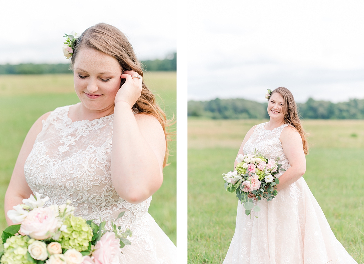 Bridal Portraits from Yorktown Intimate Wedding. Wedding Photography by Virginia Wedding Photographer Kailey Brianne Photography. 
