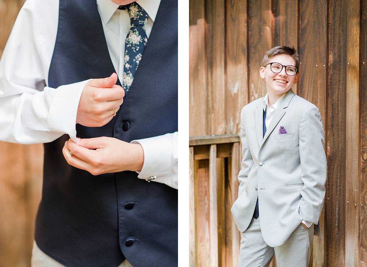 Groom Details at a Westmoreland State Park Wedding. Wedding Photography by Richmond Wedding Photographer Kailey Brianne Photography. 