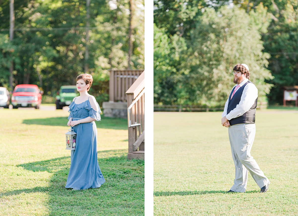 Wedding Ceremony at Westmoreland State Park. Wedding Photography by Richmond Wedding Photographer Kailey Brianne Photography. 