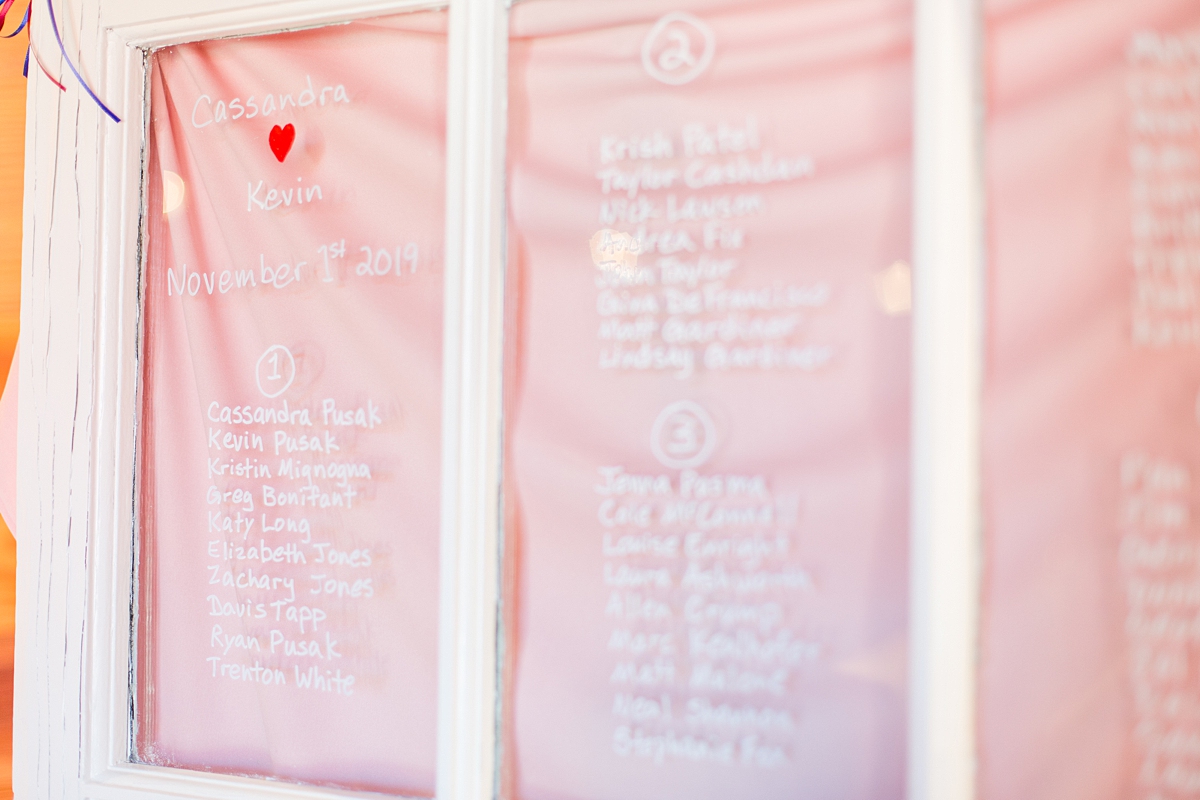 Fall Reception Decorations at Hanover Tavern Fall Wedding. Wedding Photography by Richmond Wedding Photographer Kailey Brianne Photography.