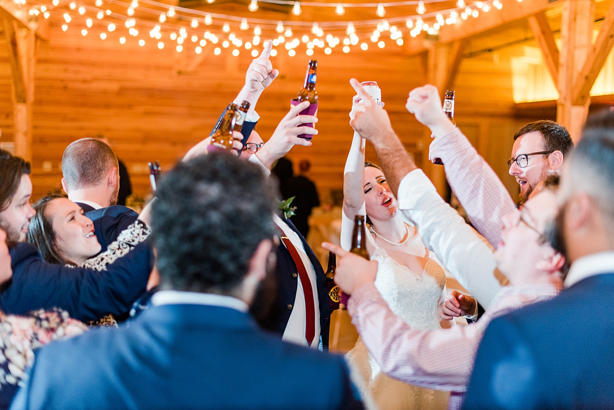 Wedding Reception at Hanover Tavern Fall Wedding Reception. Wedding Photography by Richmond Wedding Photographer Kailey Brianne Photography. 