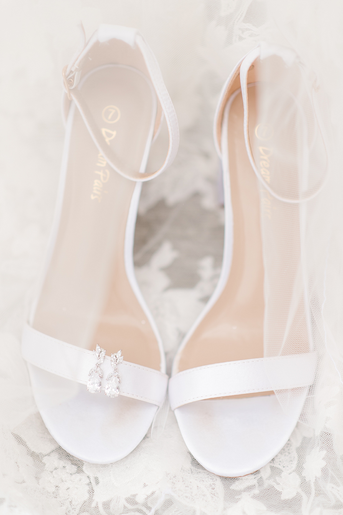 Wedding Shoes and Rings Bridal Details at Grace Estate Winery Summer Wedding. Wedding Photography by Richmond Wedding Photographer Kailey Brianne Photography. 