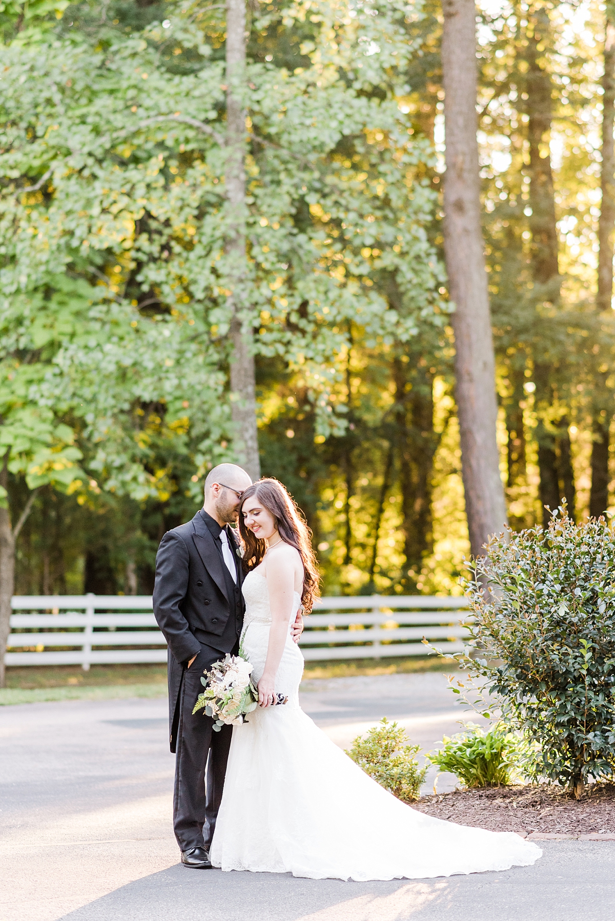 Bride and Groom Portraits at Virginia Cliffe Inn Summer Wedding. Wedding Photography by Richmond Wedding Photographer Kailey Brianne Photography. 