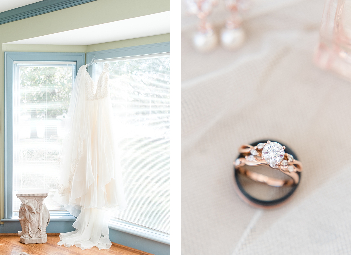 Bridal Details at Lakefront Fall Wedding. Wedding Photography by Virginia Wedding Photographer Kailey Brianne Photography. 