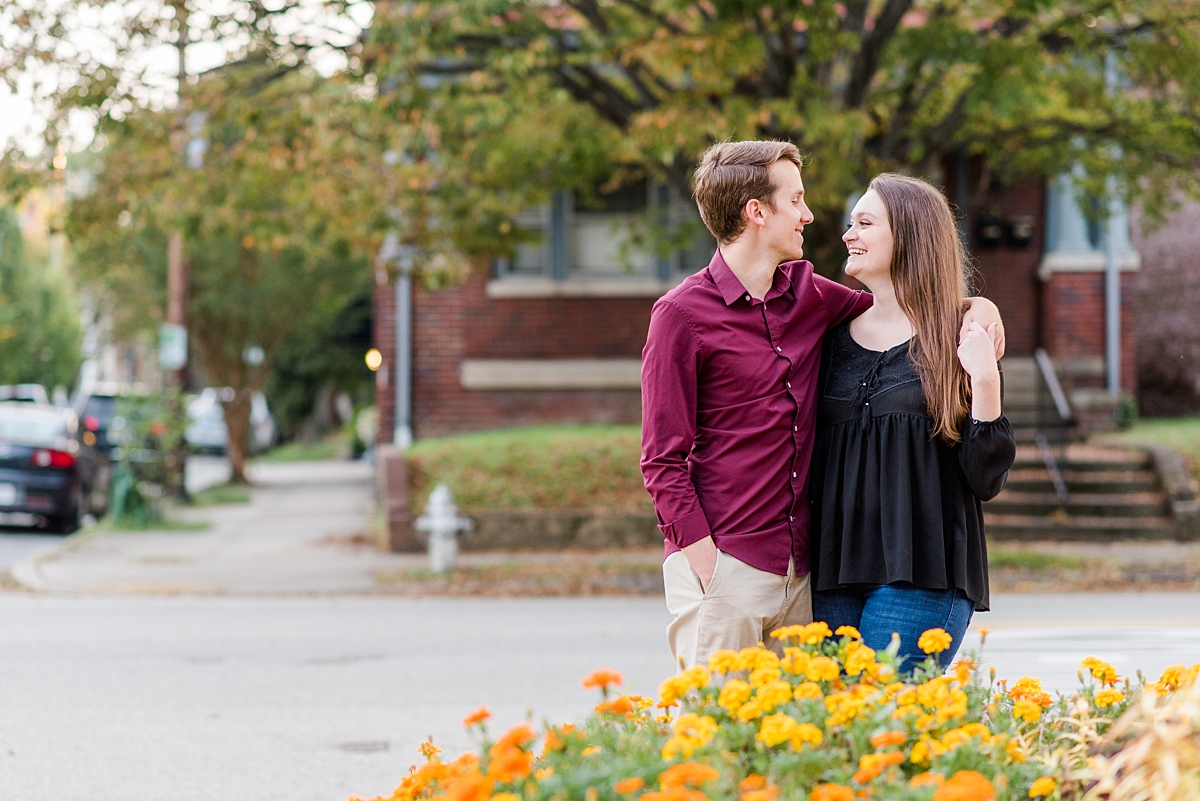 Fall Richmond Engagement Session. Engagement Photography by Kailey Brianne Photography. 