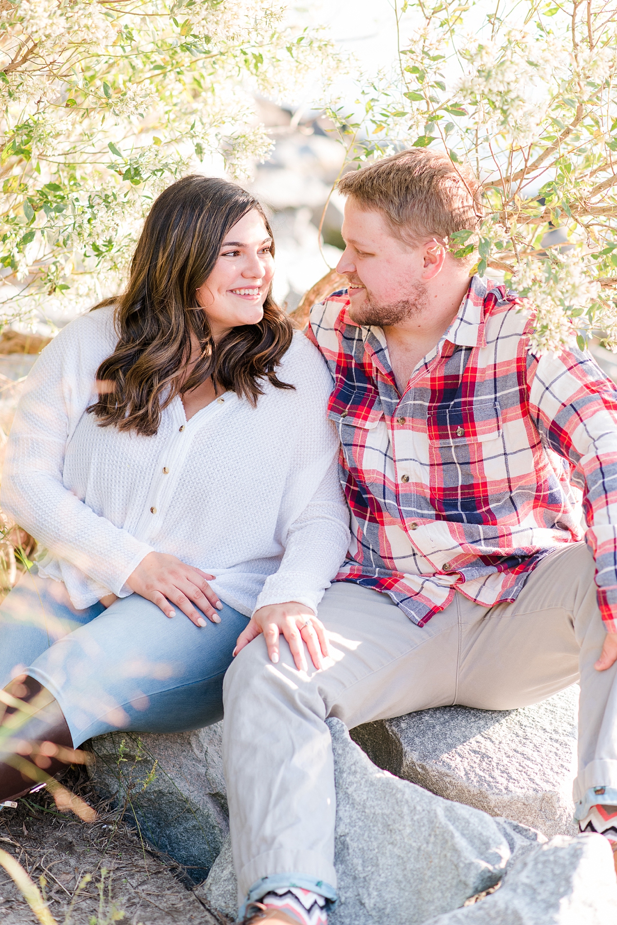Virginia Beach First Landing State Park Fall Engagement Session. Engagement Photography by Richmond Wedding Photographer Kailey Brianne Photography. 