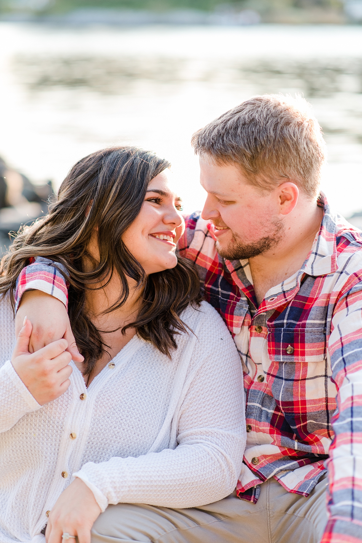 Virginia Beach First Landing State Park Fall Engagement Session. Engagement Photography by Virginia Beach Wedding Photographer Kailey Brianne Photography. 