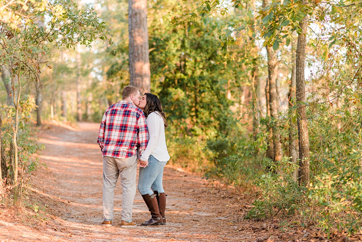 Virginia Beach First Landing State Park Engagement Session. Engagement Photography by Yorktown Wedding Photographer Kailey Brianne Photography. 