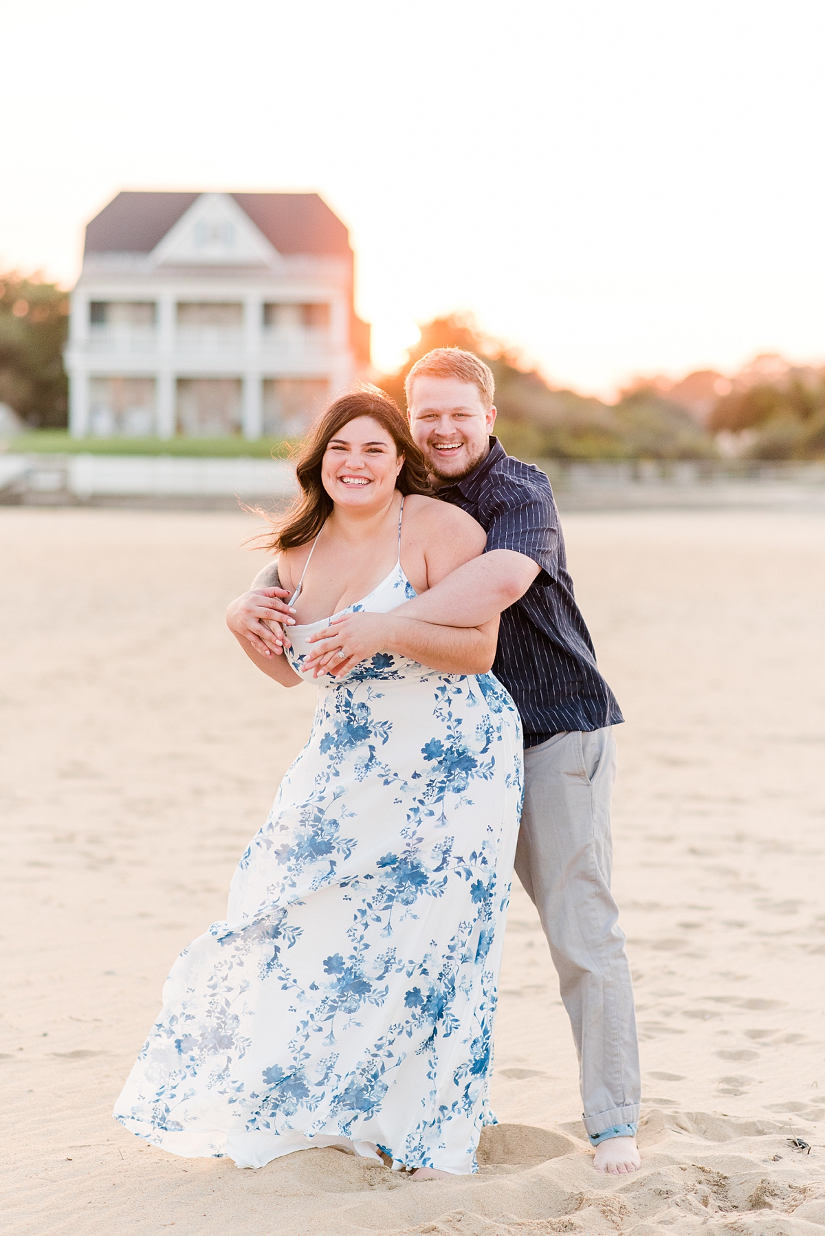 Virginia Beach Engagement Session. Engagement Photography by Yorktown Wedding Photographer Kailey Brianne Photography. 