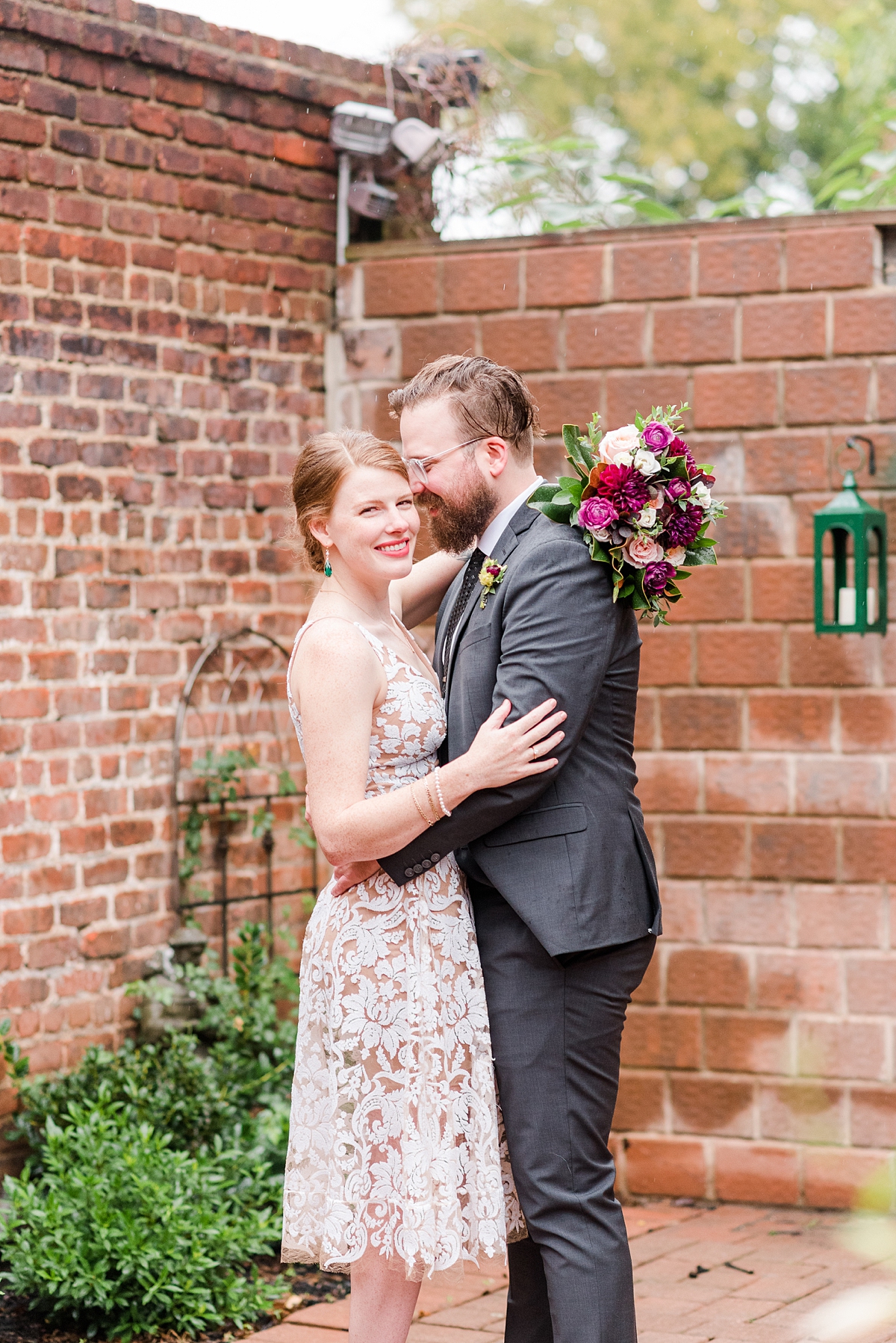 Bride and Groom Portraits at Intimate Richmond Elopement. Wedding Photography by Richmond Wedding Photographer Kailey Brianne Photography. 