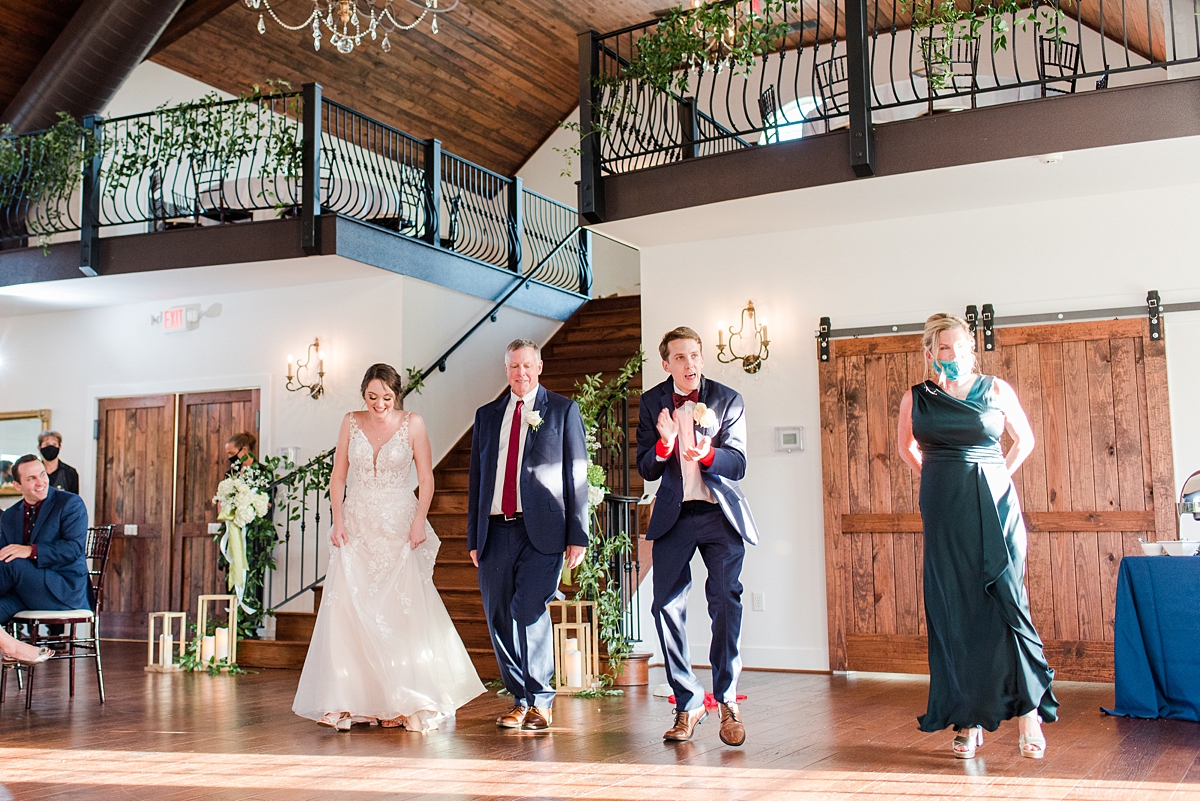 Surprise Dance by the Groom at Burlington Plantation Fall Wedding Reception. Wedding Photography by Virginia Wedding Photographer Kailey Brianne Photography. 