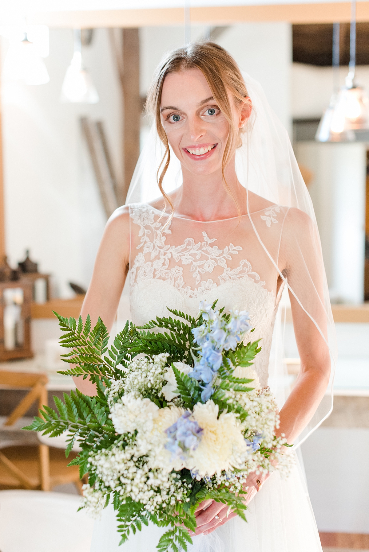 Bridal Portraits at Granary at Valley Pike Rustic Wedding. Wedding Photography by Richmond Wedding Photographer Kailey Brianne Photography. 