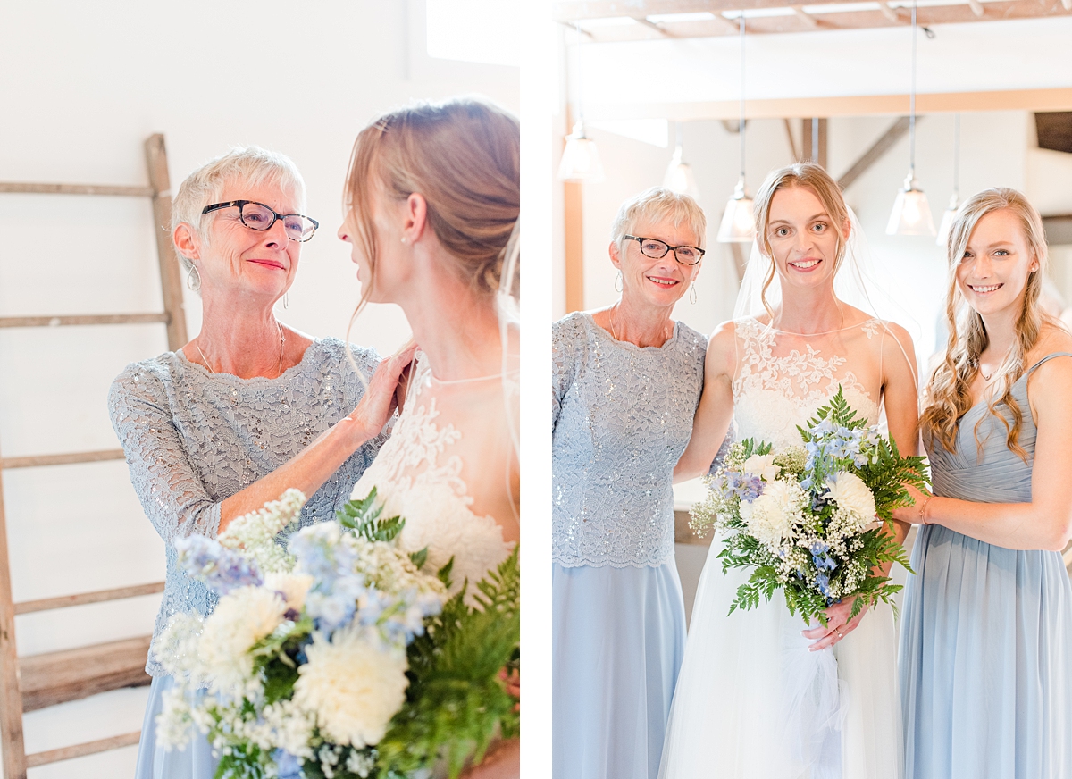 Getting Ready Portraits at Granary at Valley Pike Rustic Wedding. Wedding Photography by Richmond Wedding Photographer Kailey Brianne Photography. 