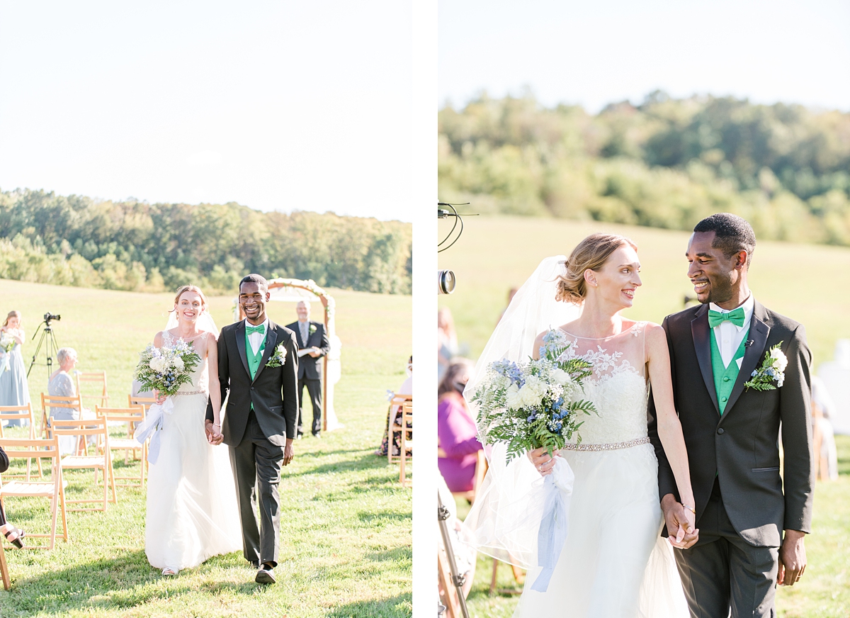 Rustic Wedding Ceremony at Granary at Valley Pike. Wedding Photography by Charlottesville Wedding Photographer Kailey Brianne Photography. 