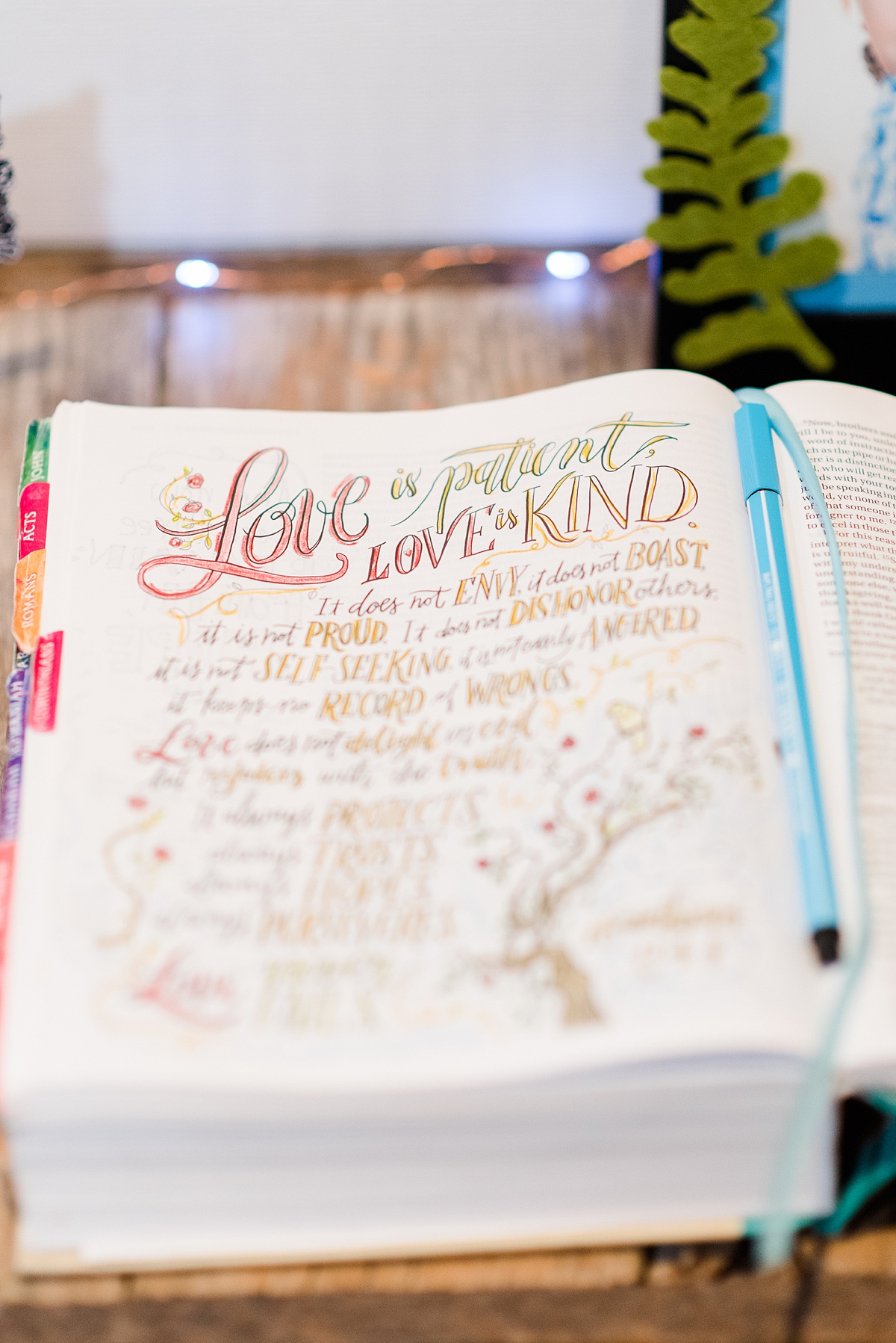 Choosing Favorite Bible Verse During  Granary at Valley Pike Rustic Wedding Reception. Wedding Photography by Virginia Wedding Photographer Kailey Brianne Photography. 