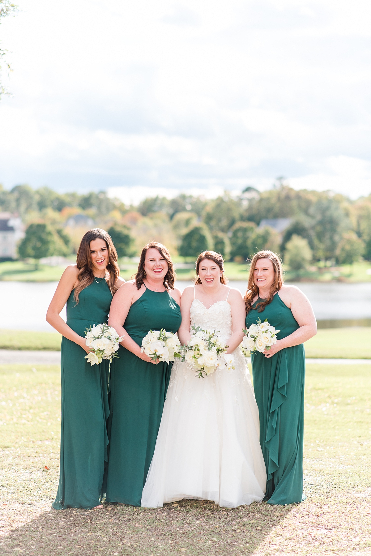 Bridal Party Portraits at The Dominion Club. Wedding Photography by Richmond Wedding Photographer Kailey Brianne Photography.
