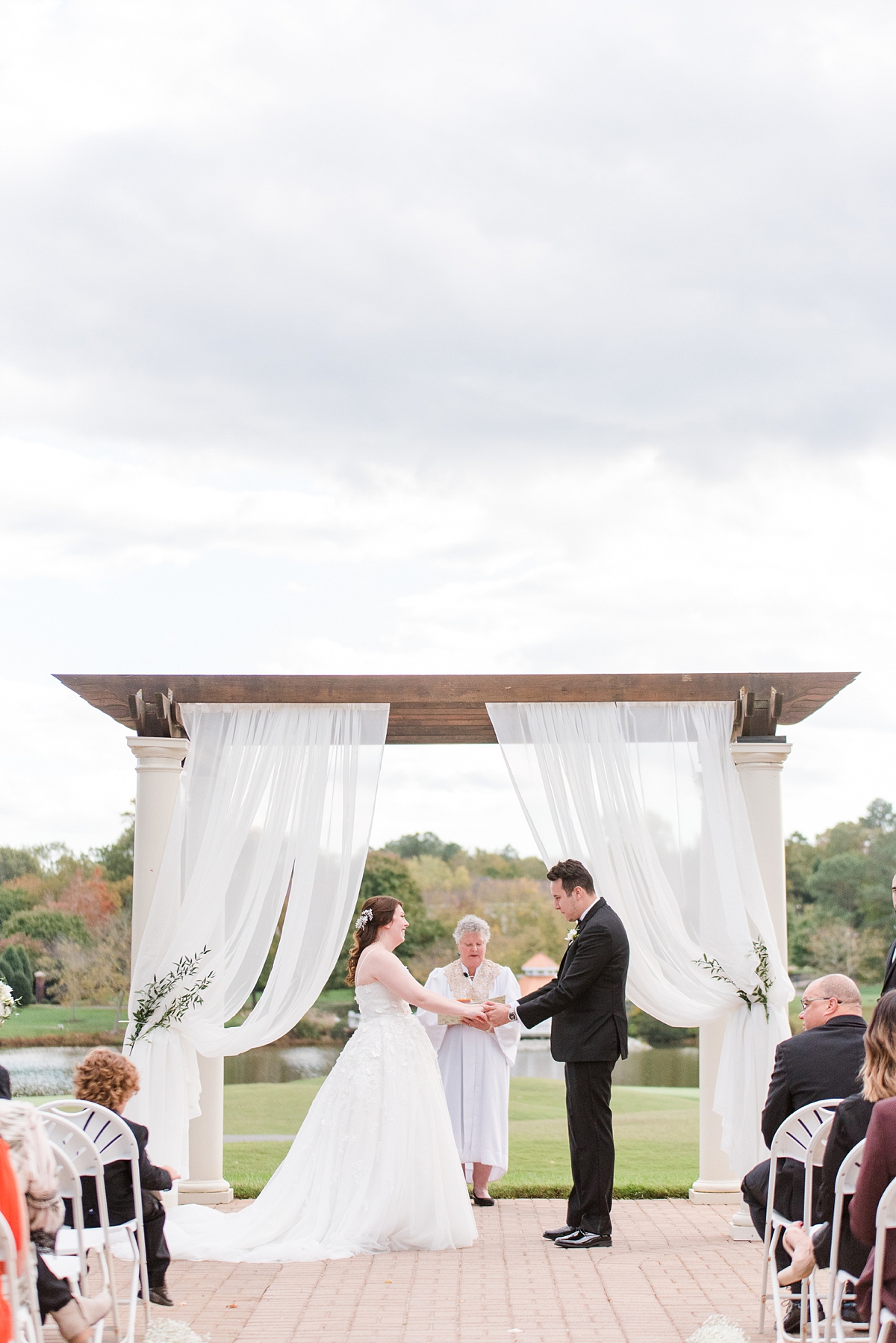 Wedding Ceremony at The Dominion Club. Wedding Photography by Richmond Wedding Photographer Kailey Brianne Photography.