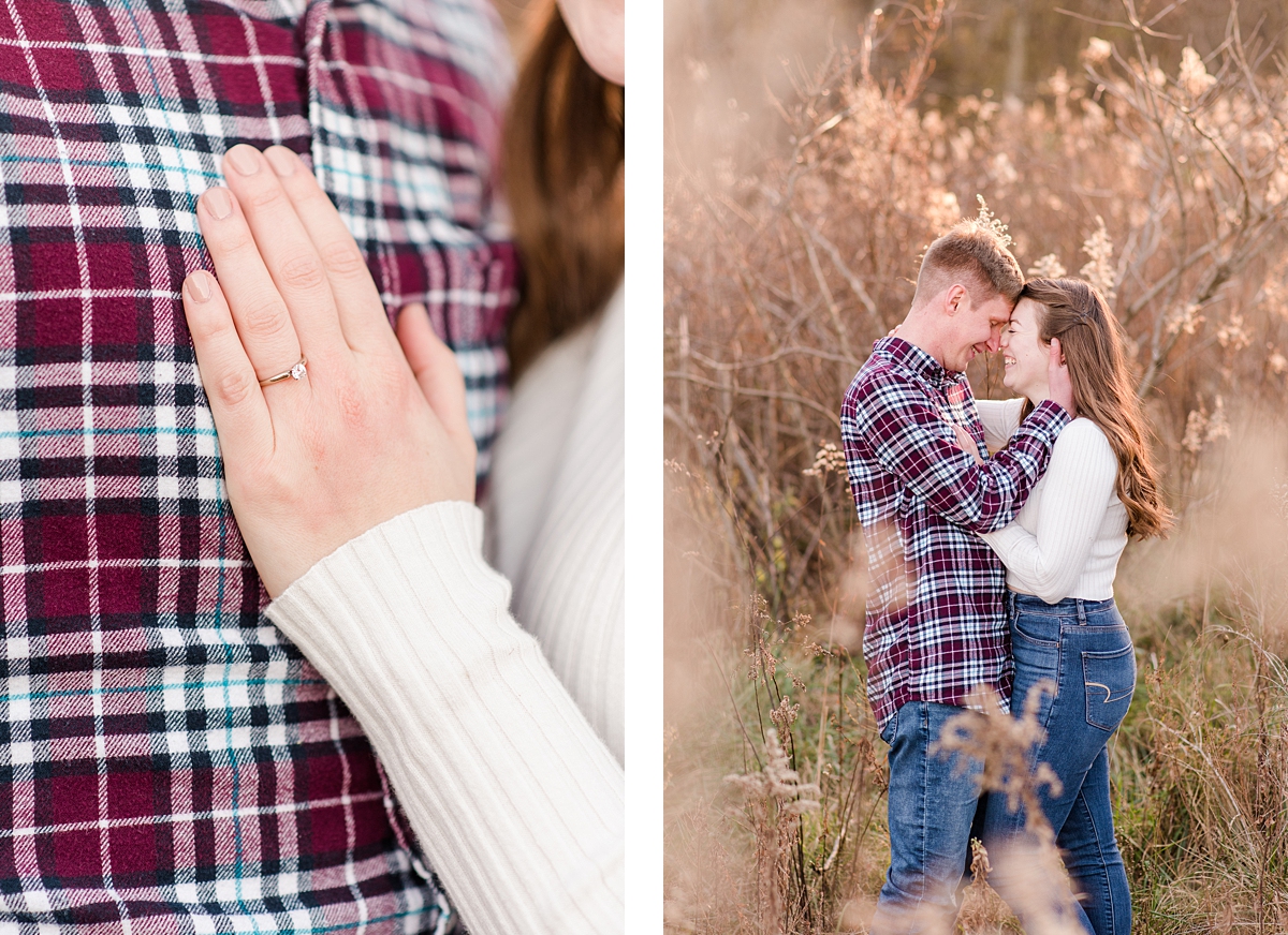 Fall Rockfish Gap Overlook Engagement Session with Mountain View. Photography by Virginia Wedding Photographer Kailey Brianne Photography.