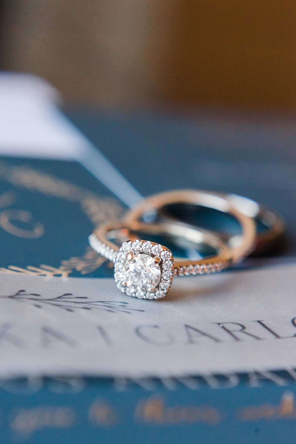 Wedding Ring Details at Virginia Cliffe Inn Wedding. Wedding Photography by Richmond Wedding Photographer Kailey Brianne Photography.