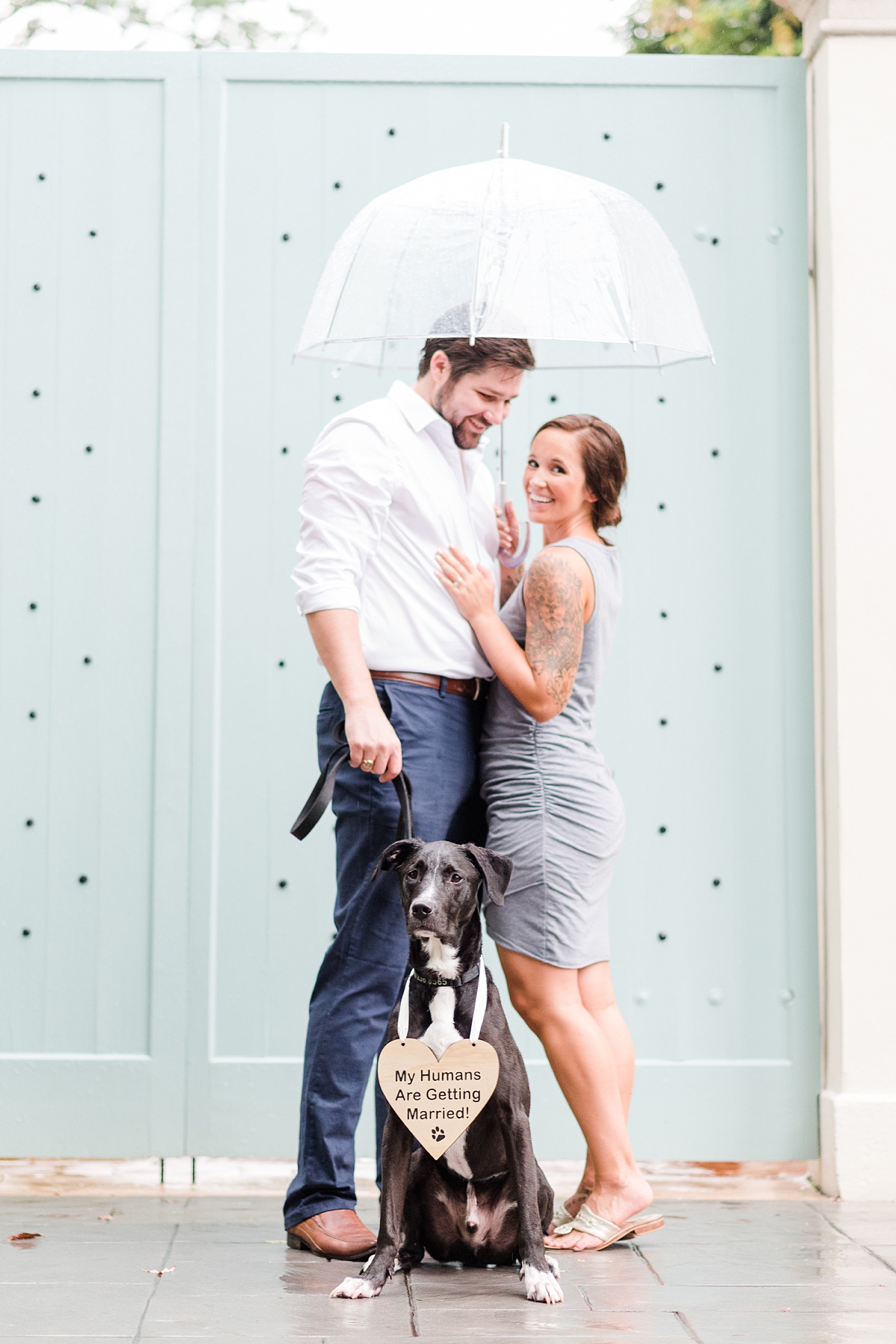 Downtown Richmond Engagement Session with Dog. Photography by Richmond Wedding Photographer Kailey Brianne Photography.